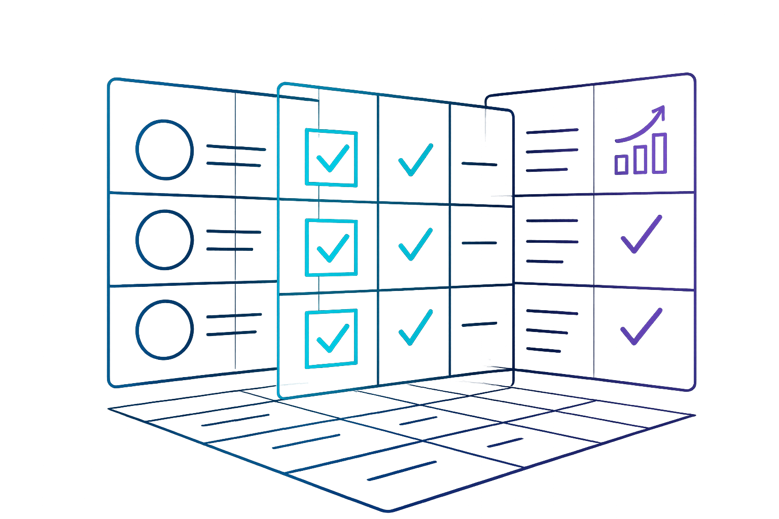 SEO ranking criteria evaluation framework showing technical capability, service depth, and market focus as primary assessment dimensions for Austin SEO companies